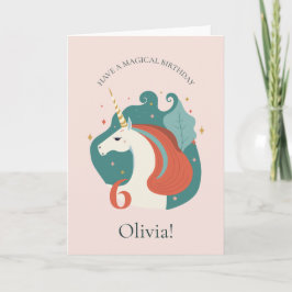 マジカルユニコーン誕生日 カード