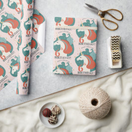 マジカルユニコーン誕生日 ラッピングペーパー