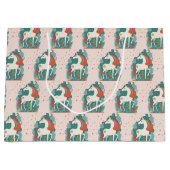 マジカルユニコーン誕生日 ラージペーパーバッグ (正面)