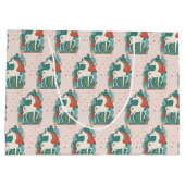 マジカルユニコーン誕生日 ラージペーパーバッグ (裏面)