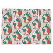 マジカルユニコーン誕生日 ラージペーパーバッグ (裏面)