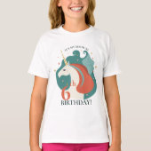 マジカルユニコーン誕生日 Tシャツ (正面)