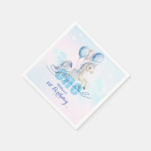 マジカルユニコーン1歳の誕生日 スタンダードカクテルナプキン (角)