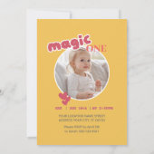 マジカルユニコーン1st誕生日招待状 招待状 (裏面)