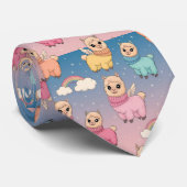 マジカルユニコーン&スターズパターンデザイン ネクタイ (ロール)