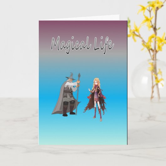 マジカルライフカード カード (黄色い花)