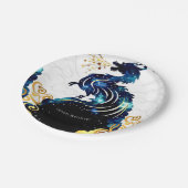 マジカルラディアントドラゴン誕生日 ペーパープレート (アングル)