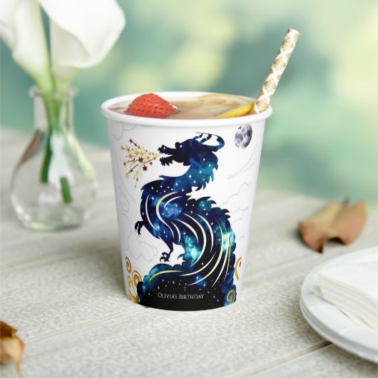 マジカルラディアントドラゴン誕生日 紙コップ (インサイチュ)