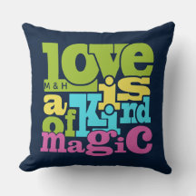 マジカルラブカスタムモノグラム装飾用クッション