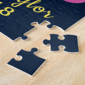 マジカルラブ名前をカスタムする&日付パズル ジグソーパズル (側面)