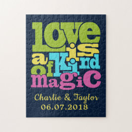 マジカルラブ名前をカスタムする&日付パズル ジグソーパズル