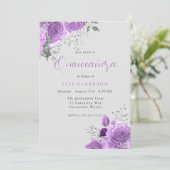 マジカルラベンダー&シルバーキンセアニェラパーティー 招待状 (スタンド正面)