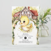 マジカルリトルチキン誕生日 招待状 (スタンド正面)