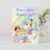 マジカルレインボープリンセスキャッスルキャリッジユニコーン 招待状 (スタンド正面)