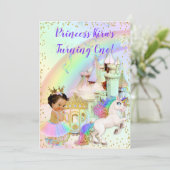 マジカルレインボープリンセスキャッスルキャリッジユニコーン 招待状 (スタンド正面)