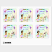 マジカルレインボープリンセスキャッスルキャリッジ スクエアシール (シート)