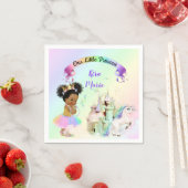 マジカルレインボープリンセスキャッスルユニコーン スタンダードカクテルナプキン (インサイチュ)