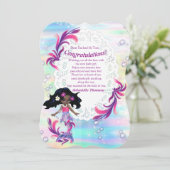 マジカルレインボーベビーメルメイズおめでとうカード 招待状 (スタンド正面)