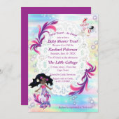 マジカルレインボーマーメイドバブルズ招待状 サンキューカード (正面/裏面)