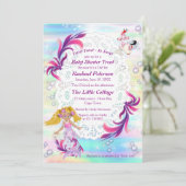 マジカルレインボーマーメイドバブルズ招待状 サンキューカード (スタンド正面)