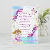 マジカルレインボーマーメイドバブルズ招待状 サンキューカード (スタンド正面)