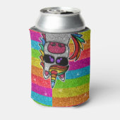 マジカルレインボーユニコーングリッターお洒落誕生日 缶クーラー (缶裏面)