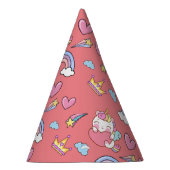 マジカルレインボーユニコーンハッピーバースデーパーティー パーティーハット (右)