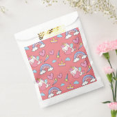 マジカルレインボーユニコーンハッピーバースデーパーティー フェイバーバッグ (封をした状態)