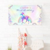 マジカルレインボーユニコーンハッピーバースデーパーティー 横断幕 (インサイチュ)