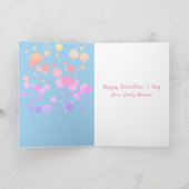 マジカルレインボーユニコーンバレンタインデーのカード シーズンカード (内部)