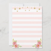 マジカルレインボーユニコーンバースデーパーティーの招待状 招待状 (裏面)