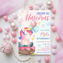 マジカルレインボーユニコーンバースデーパーティー