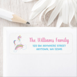 マジカルレインボーユニコーン差出人住所 ラベル