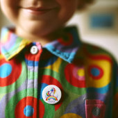 マジカルレインボーユニコーン誕生日 缶バッジ