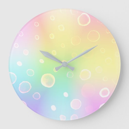 マジカルレインボー結婚ズ ラージ壁時計 (正面)