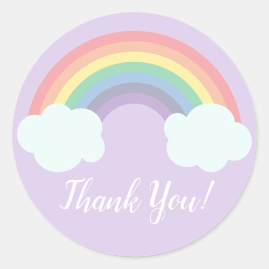 マジカルレインボー誕生日の恩恵 ラウンドシール (正面)