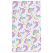 マジカルレインボー誕生日ユニコーンパーティー スモールペーパーバッグ (裏面)