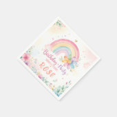 マジカルレインボー誕生日 スタンダードカクテルナプキン (角)