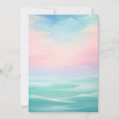 マジカルレインボー オアリトルマーメイド アンダーザシー 招待状 (裏面)