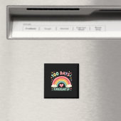 マジカルレインボー 幼稚園の先生 100日おめでとう マグネット (インサイチュ (食洗機))