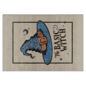 マジカルヴィンテージウィッチハットレトロハロウィーンウィッチ カッティングボード (正面)