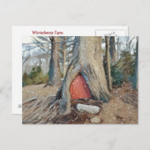 マジカル小妖精や小人ハウス ポストカード (正面/裏面)