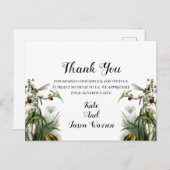 マジカル庭園の結婚式サンキュー ポストカード (正面/裏面)
