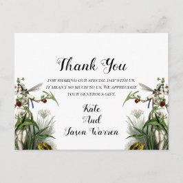 マジカル庭園の結婚式サンキュー ポストカード