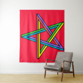 マジカル星形五角形タペストリー タペストリー (インサイチュ)