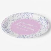 マジカル海誕生日ガール1st誕生日 ペーパープレート (アングル)