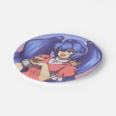 マジカル誕生日アニメガール ペーパープレート (アングル)