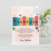 マジカル誕生日ガール誕生日サンキューカード サンキューカード (スタンド正面)