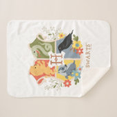 マジカル開花ホグワーツ™クレスト シェルパブランケット (正面(横))