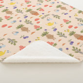 マジカル開花マンドレークパターン シェルパブランケット (3/4)